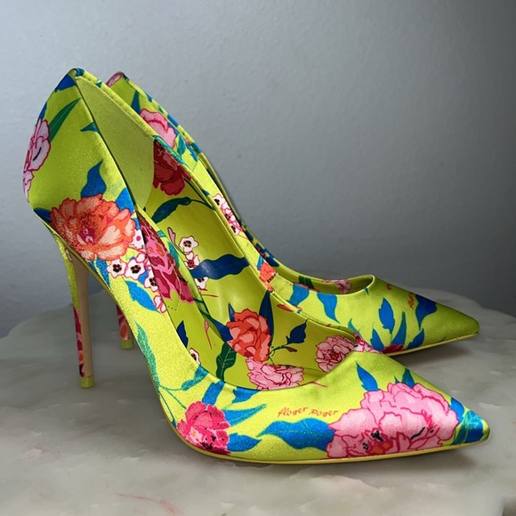 Aldo neon flower power heels Sz. 7.5 - Picture 10 of 10